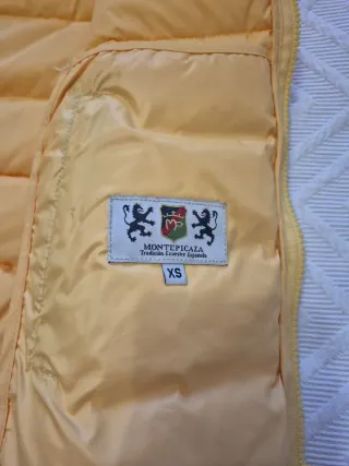 Chaleco Montepicaza Mujer Amarillo