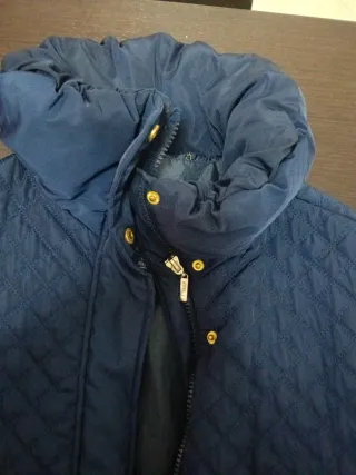 Trapuntino bambina blu