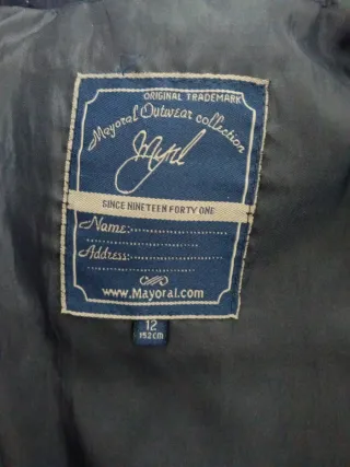 Trapuntino bambina blu