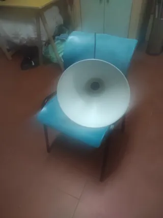 Lámpara colgante Ikea metal plateado