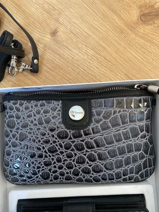 Monedero y Bolso Guy Laroche Piel Cocodrilo