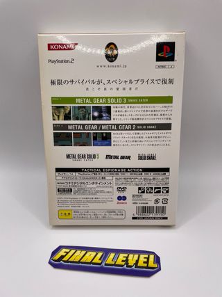 Metal Gear Solid 3 PS2 NTSC J