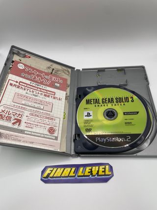 Metal Gear Solid 3 PS2 NTSC J