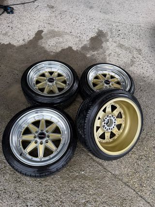 Llantas 16 4x100 4x114 con Gomas Nuevas