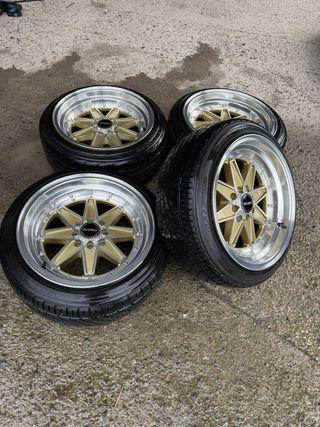 Llantas 16 4x100 4x114 con Gomas Nuevas