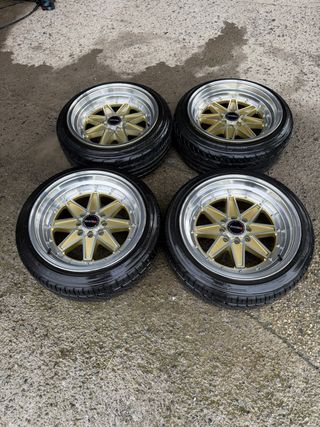 Llantas 16 4x100 4x114 con Gomas Nuevas