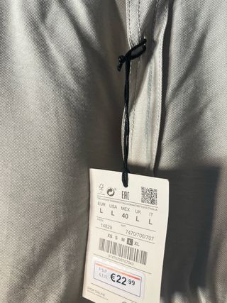 Camisa Pull&Bear Beige Talla L