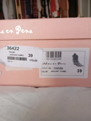 Botas estilo cowboy estampado leopardo