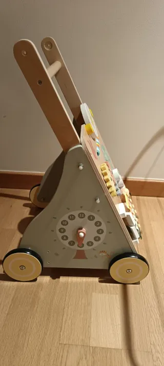 Carrito Andador Madera Juguete Infantil