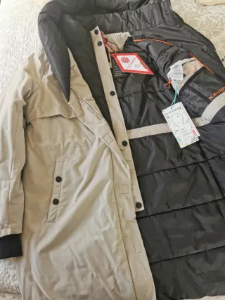 Parka Navahoo SNOWELF gris claro Nuevo.