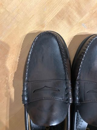 Mocasines Sebago Cuero Negro Marrón