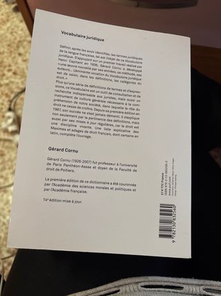 Vocabulaire juridique