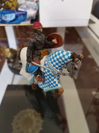 Lote 2 Caballeros Medievales Plomo