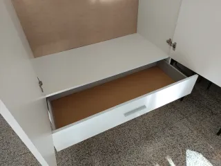 Armario blanco 2 puertas y 2 cajones nuevo