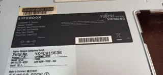 Fujitsu Siemens Lifebook T4220 Pantalla