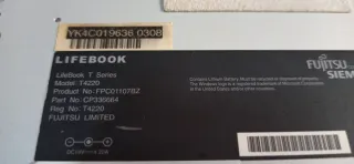 Fujitsu Siemens Lifebook T4220 Pantalla