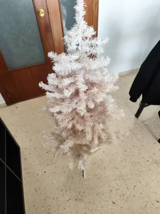 Árbol de Navidad Blanco Plástico