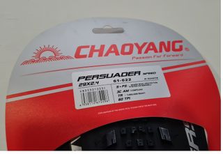 2 Cubiertas Chaoyang Persuader Speed 29x2.4 TLR.