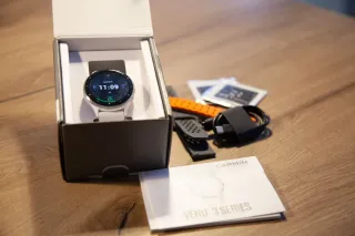 Reloj Garmin Venu 3 GPS Plata/Blanco