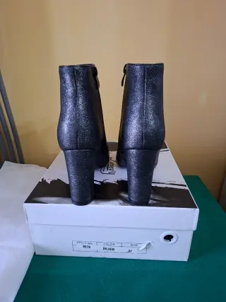 Stivaletti donna nero silver. 37.