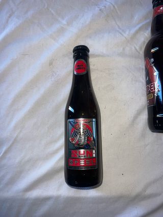 Cerveza Iron Maiden vacía
