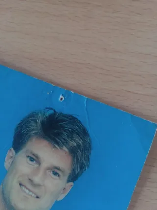 Postal Michael Laudrup Real Madrid 95