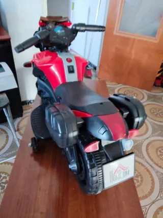 Moto Eléctrica HOMCOM Niños Roja