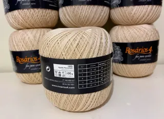 Lote 9 ovillos perlé Rosarios4 color 504