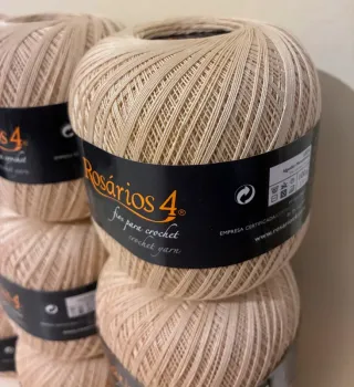 Lote 9 ovillos perlé Rosarios4 color 504