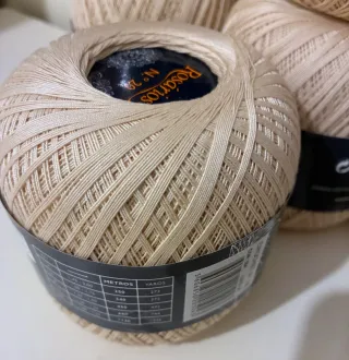 Lote 9 ovillos perlé Rosarios4 color 504