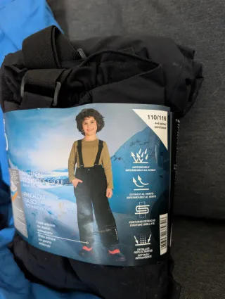 3 Pantalones Nieve Niño Crivit Talla 4-6 años