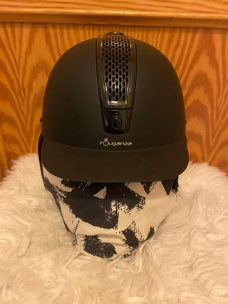 Casco equitación Fouganza negro