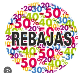 Pegatina Rebajas Multicolor