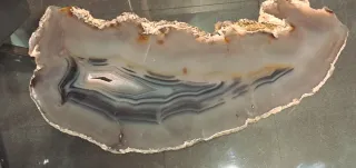 Agata naturale XXL spettacolare sezione