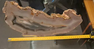 Agata naturale XXL spettacolare sezione