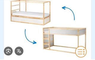 Cama litera Kura Ikea