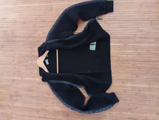 Felpa con zip Guess nera