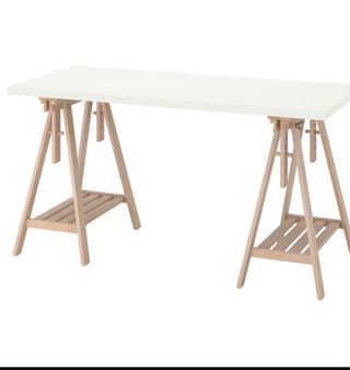 Escritorio Ikea Blanco y Madera