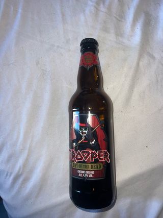 Cerveza Iron Maiden Botella vacía