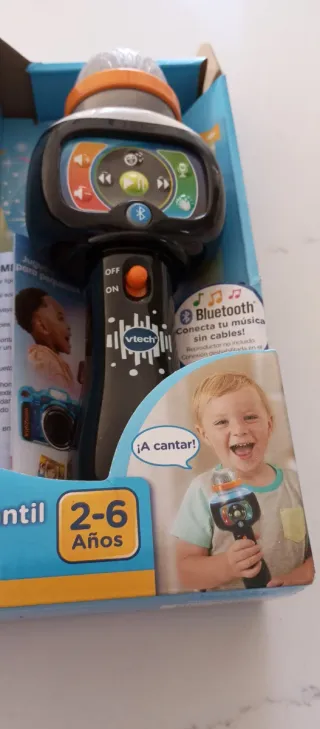 Micrófono Karaoke Infantil Vtech Negro nuevo