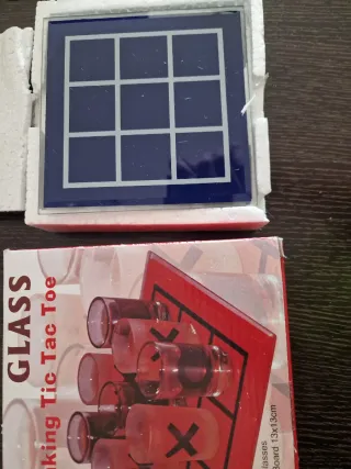 Juego Vasos Chupitos Drinking Tic Tac Toe