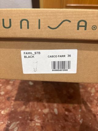 Botas altas UNISA negras mujer