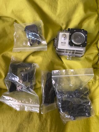 Cámara Deportiva 1080p Full HD Sumergible