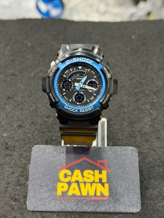 Reloj Casio G-Shock AW-591 Negro/Azul