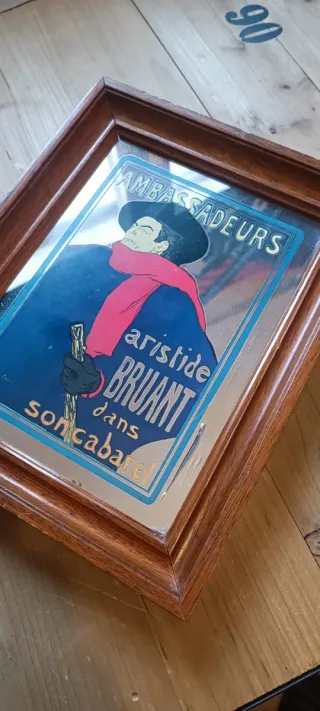 Cuadro Espejo Aristide Bruant dans son Cabaret.