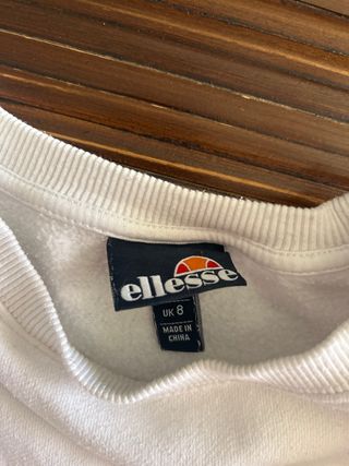 Sudadera ellesse blanca