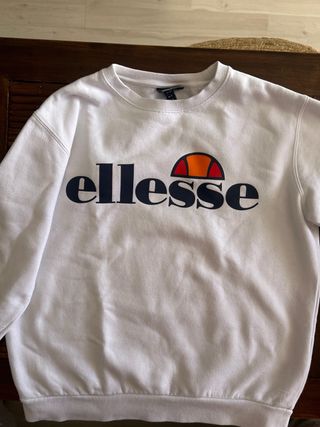 Sudadera ellesse blanca