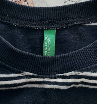 Maglione bambino a righe Benetton