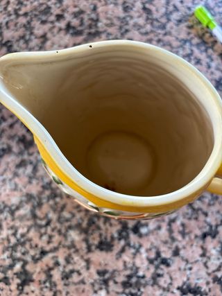 Jarra antigua francesa decorada