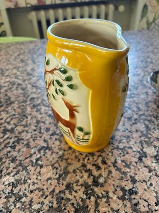 Jarra antigua francesa decorada